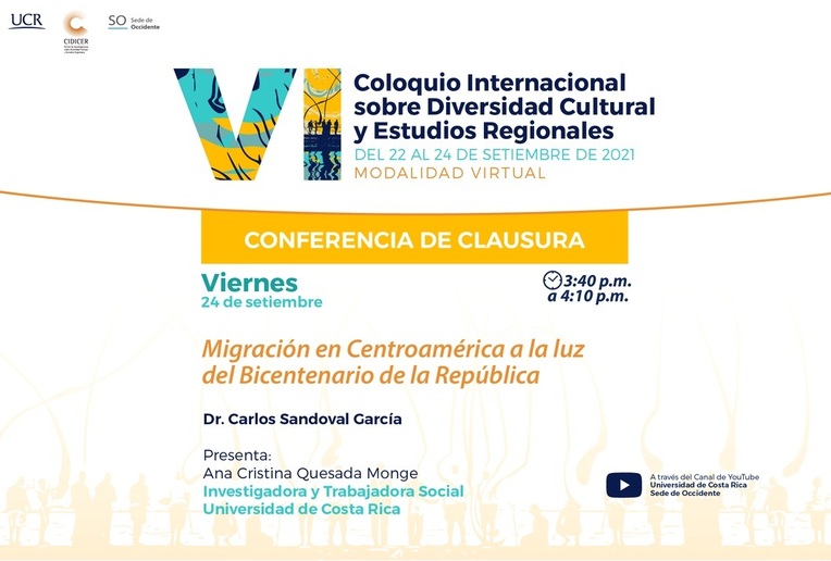 Conferencia: Migración en Centroamérica a la luz del Bicentenario de la República