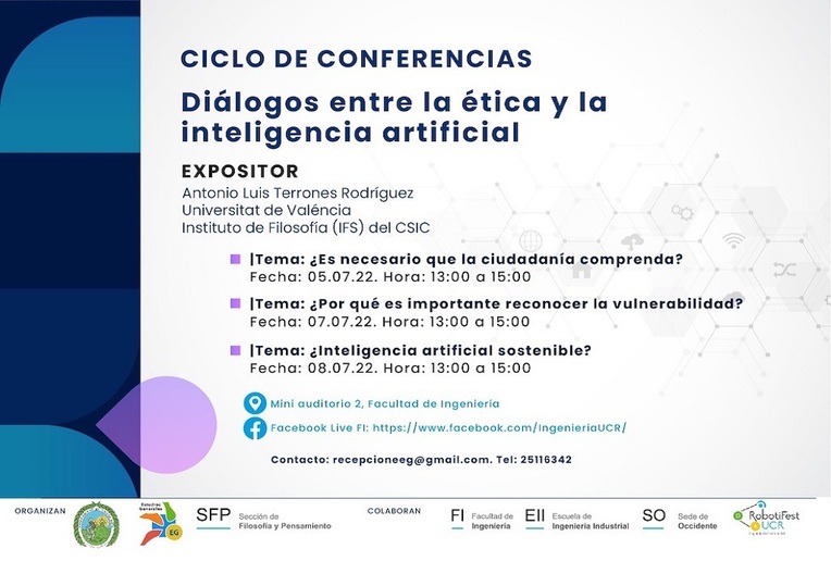 Ciclo de conferencias: Diálogos entre la ética y la inteligencia artificial