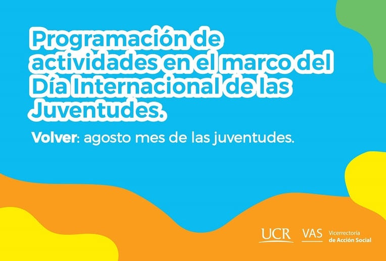 Invitación: Programación de actividades en el marco del Día Internacional de las Juventudes