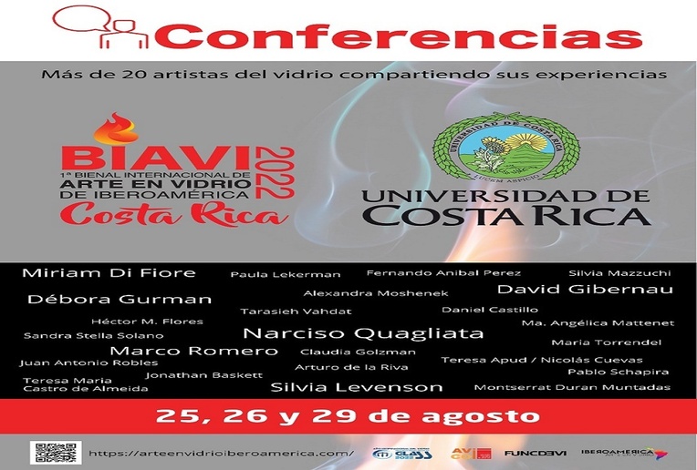 Ciclo de conferencias: I Bienal Internacional de Arte en Vidrio de Iberoamérica: BIAVI-Costa Rica …