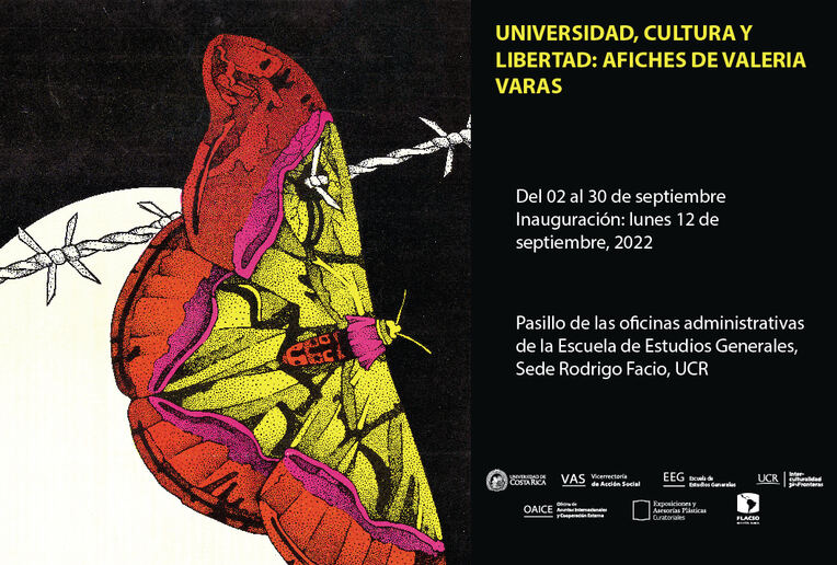Exposición: Universidad, cultura y libertad: Afiches de Valeria Varas
