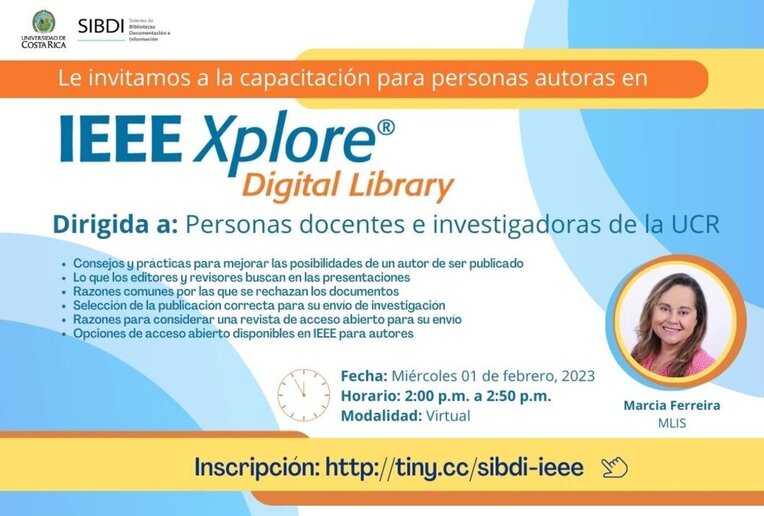 Cursos: El SIBDI invita a capacitación con IEE Xplore Digital Library para personas autoras …
