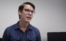 Esteban Calvo, miembro de la Asociación de Estudiantes de la Facultad de Derecho de la …