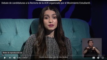 Debate de candidaturas a la Rectoría de la UCR organizado por el Movimiento Estudiantil.

 
