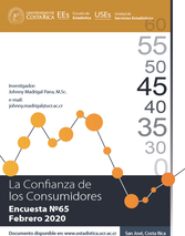  En febrero del 2020 la confianza de los consumidores alcanzó un nivel de 36,7 puntos (en una …