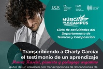  El Departamento de Teóricos y Composición de la Escuela de Artes Musicales invita a las charlas …