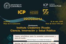  El Instituto Clodomiro Picado tiene el agrado de invitarle a celebrar nuestro 55º aniversario. …