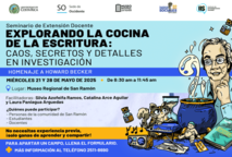  Seminario de Extensión Docente Actividad presencial miércoles 21 y 28 de mayo  De 8:30  a 11:45 …