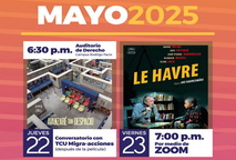  Ciclo de cine de Mayo. - jueves 22 de mayo 6:30 p. m., Auditorio Alberto Brenes Córdoba, …