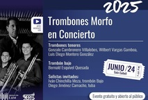  El cuarteto Trombones Morfo nos invita a disfrutar un programa conformado por obras de los …