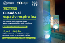  Un análisis de la iluminación en espacios y su relación con la escultura.   Kimberly González …