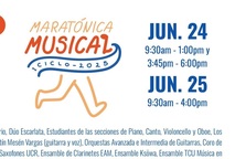  La Escuela de Artes Musicales invita a su tradicional Maratónica Musical del primer ciclo 2025, …