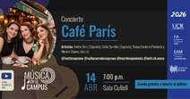 Café París es un programa de concierto que recrea la atmósferade los legendarios cafés de &hellip;
