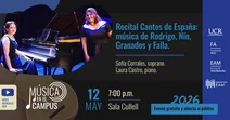 Cantos de España, un recorrido por el repertorio vocal españolde la primera mitad del siglo XX. &hellip;
